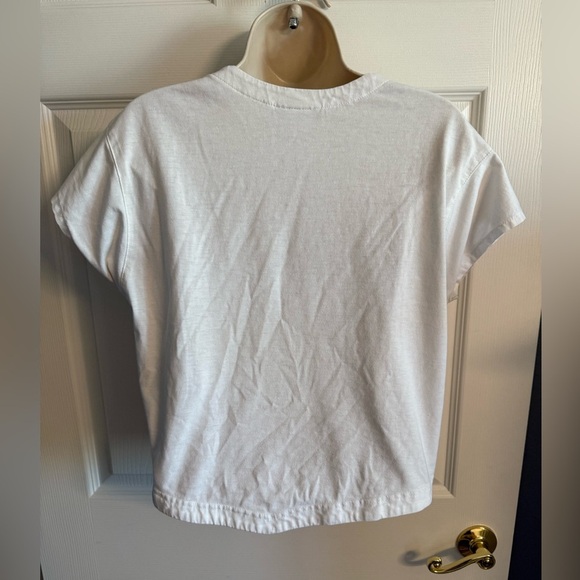 Vintage Lily’s of Beverly Hills White Embroidered Women's Tennis Top Size M - Picture 2 of 7